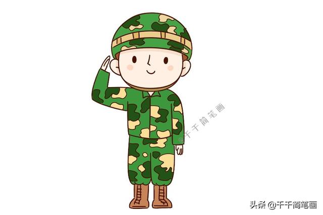 飞行员的画法简笔画，10种职业人物简笔画