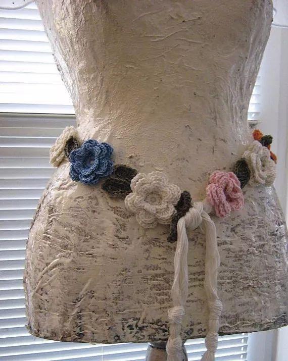 几种带子的钩法，包带的多种钩法视频（26款钩编腰带）