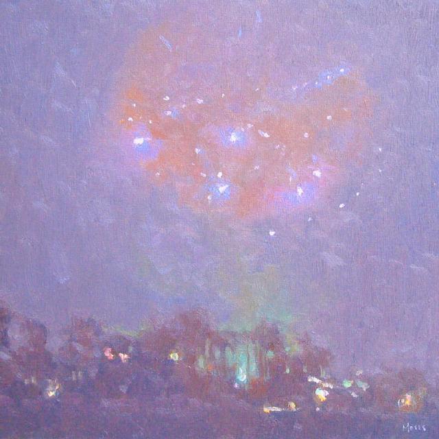 超美的星空图，微信头像，超美的星空图（手绘夜空烟火，好美好厉害的说）