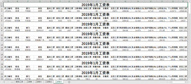 简单工资条的制作方法，工资条的制作方法的简单方法（这4种快速生成工资条的方法）