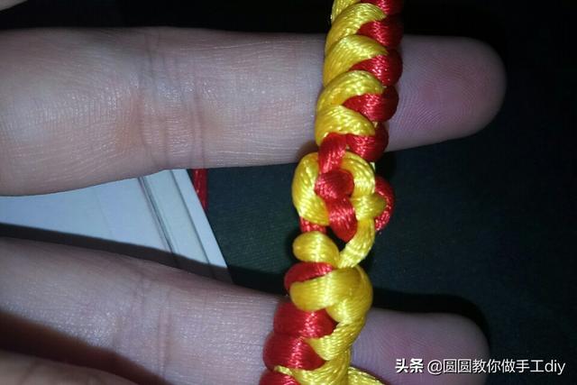 金刚结手链编法图解，金刚结编手链的方法图解教程（金刚结手链编法）