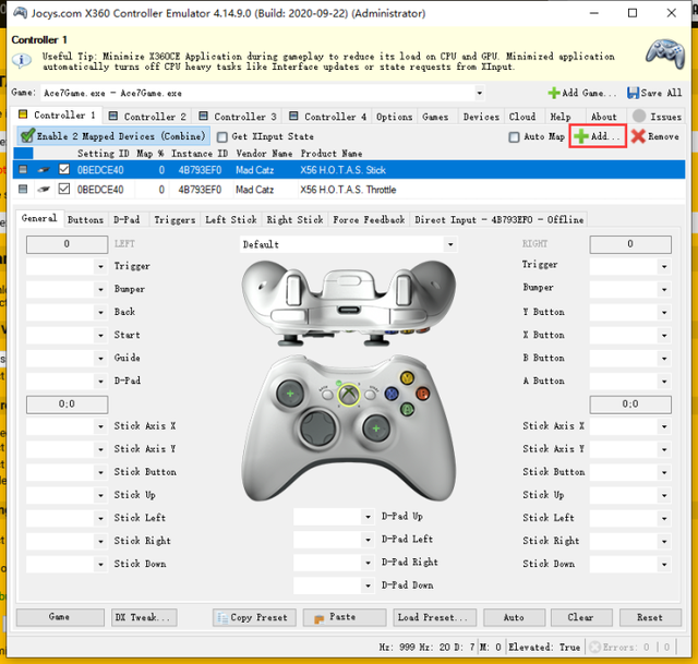x360ce，X360CE手柄模拟器手柄是灰色的（对于飞行它是认真的：罗技）