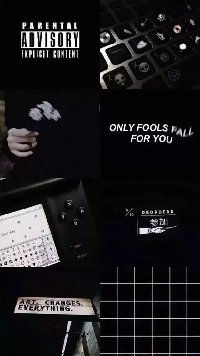 黑白伤感微丧头像微信，黑白伤感微丧头像（微丧壁纸黑色系丧壁纸带字）