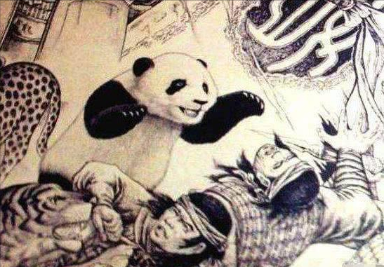 蚩尤的坐骑是什么，蚩尤的坐骑是什么神兽（涿鹿之战蚩尤真的骑着大熊猫作战）