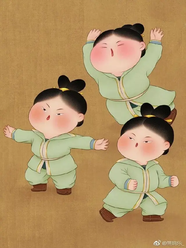 又胖又萌又可爱的图片，胖胖可爱的呆萌情侣头像微信（把千寻、周迅画成圆脸美人）