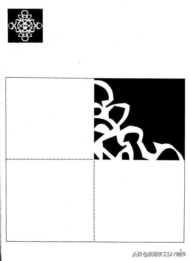 100种剪纸窗花教程图解，窗花剪纸教程图解（40多种雪花窗花剪纸图案）