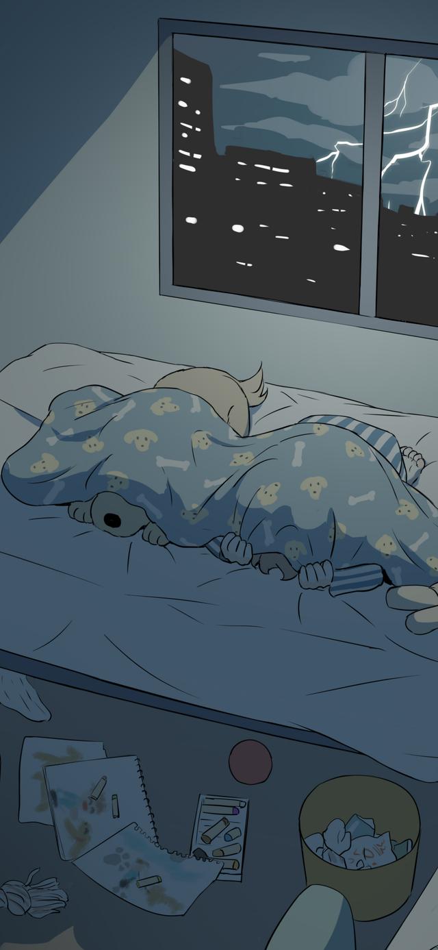 丧丧图片/如果可以今天也要开心一点，看上去开心其实丧的图片（高清动漫插画壁纸，虽丧但有趣）