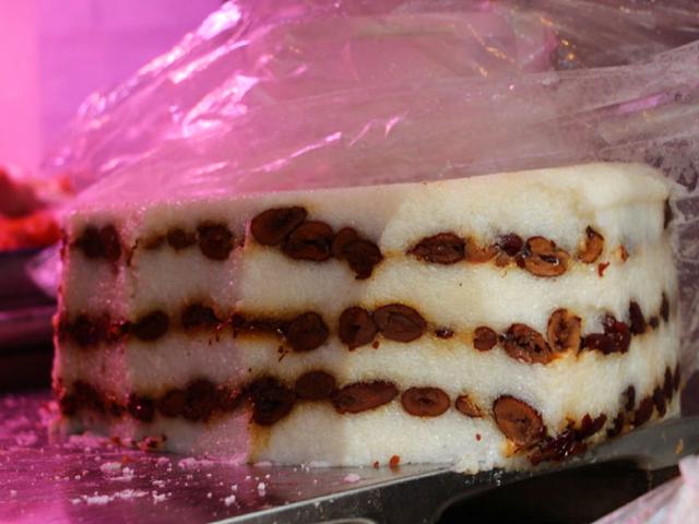 红豆沙切糕怎么做，豆沙糯米切糕（教你在家做江米切糕）