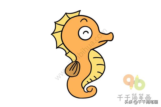 海星简笔画图片，画海星的简笔画（来一波超萌超简单的海洋生物简笔画吧）