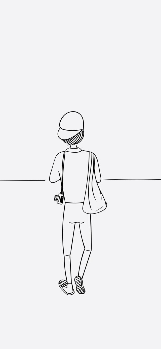 简笔画壁纸可爱,简笔画壁纸图片,简笔画壁纸高清简约,人物简笔画壁纸