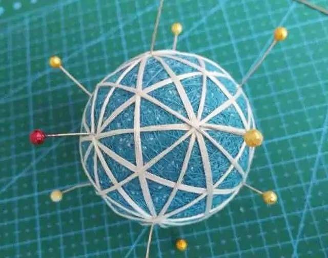 简单圆球结编法，手绳收尾球（带你入门手鞠球的第一课）