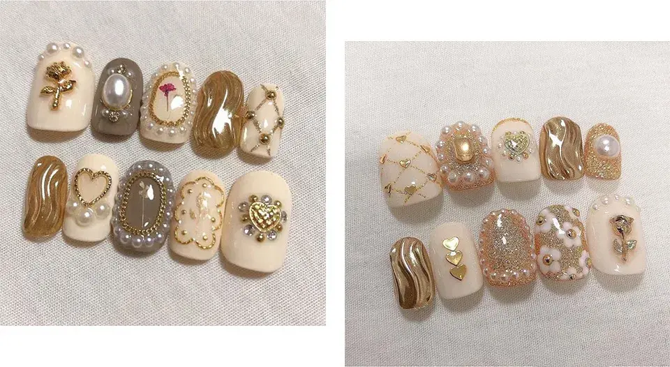 夏天指甲颜色大全图片流行，夏天显白指甲（够仙够清爽最重要是显手白）