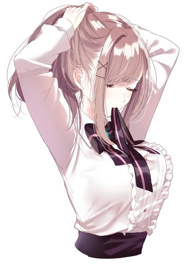 可爱二次元头像，可爱二次元动漫头像微信（小清新风格动漫二次元可爱少女插画手绘）