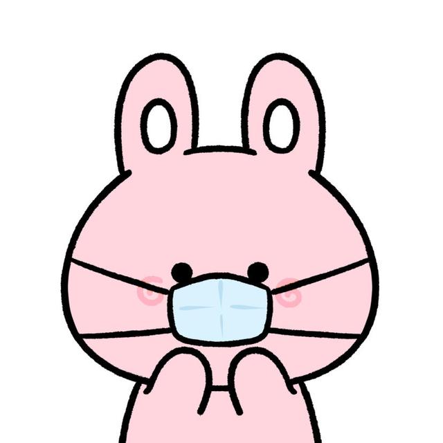 戴口罩的卡通图片，ㅤ|戴口罩卡通头像微信（戴口罩的小动物卡通头像）