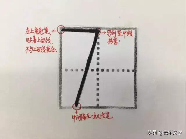 数字5在田字格的正确写法，数字6在田字格的正确写法（田字格写汉字、数字、标点符号标准书写格式）