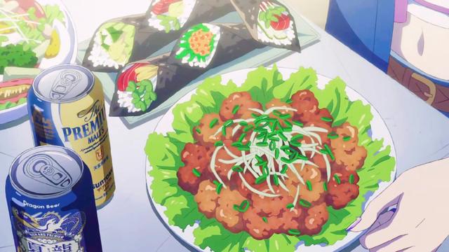 美食背景图，美食背景图卡通（动漫美食背景图）