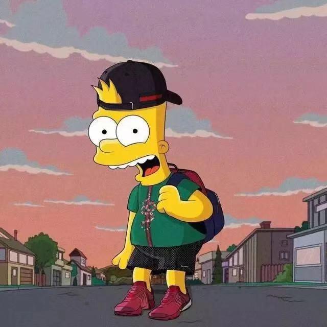 辛普森一家头像，守月仙☽辛普森一家｜爱是会消失的，消失在某个傍晚黄昏中微信（每一张都很黄......）