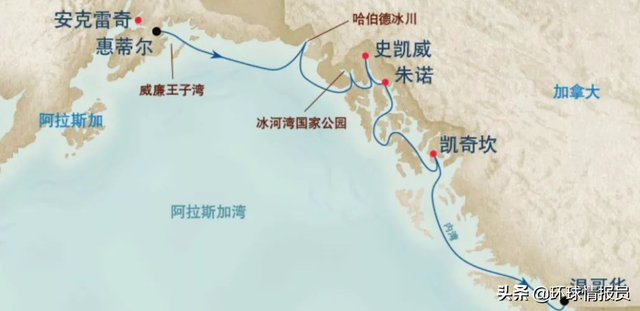 阿拉斯加的地理位置，阿拉斯加的地理位置地图（为什么建在交通不便的“飞地”）