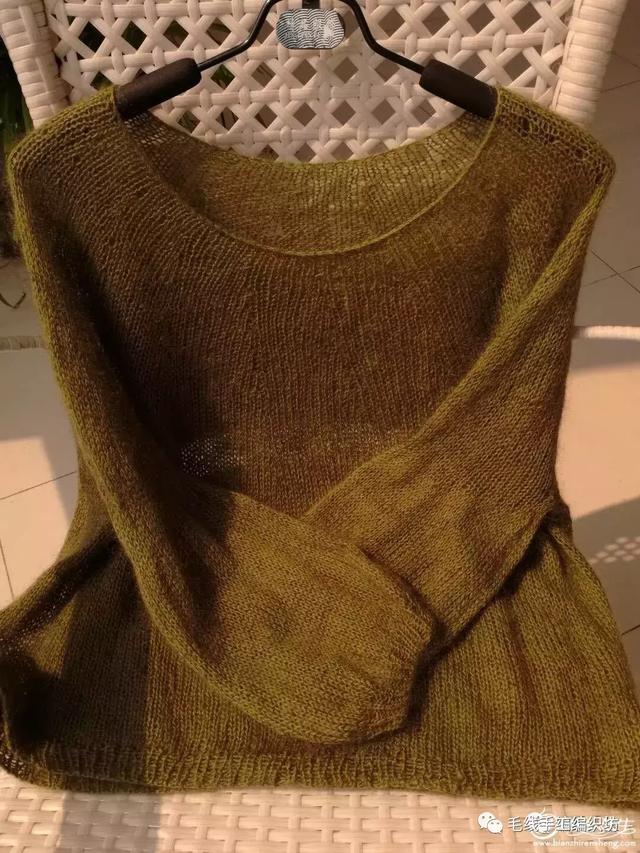 毛衣空心针怎么织，毛衣的空心针怎么织（编织达人都爱的轻薄马海毛衣）
