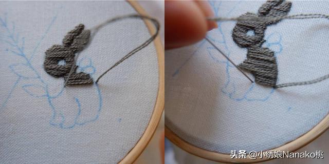 教你怎样用手帕折出只萌兔子，用手帕折小兔子（那就一起来刺绣一只软萌小兔子吧）