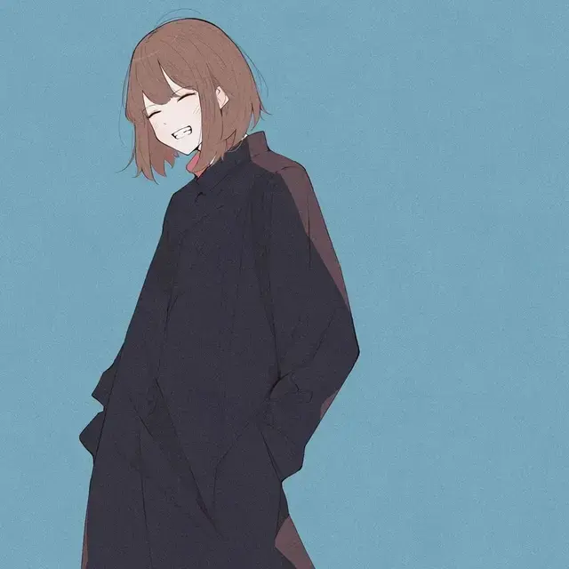 唯美的红色长发动漫卡通女生头像 鹿昔微信，唯美的红色长发动漫卡通女生头像 鹿昔（可可爱爱，运气不坏）