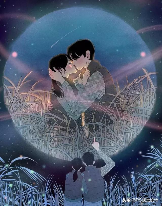 韩国插画师Myeong-Minho甜蜜日常插画，myeong minho插画师（成为少女们都想要的爱情图片）