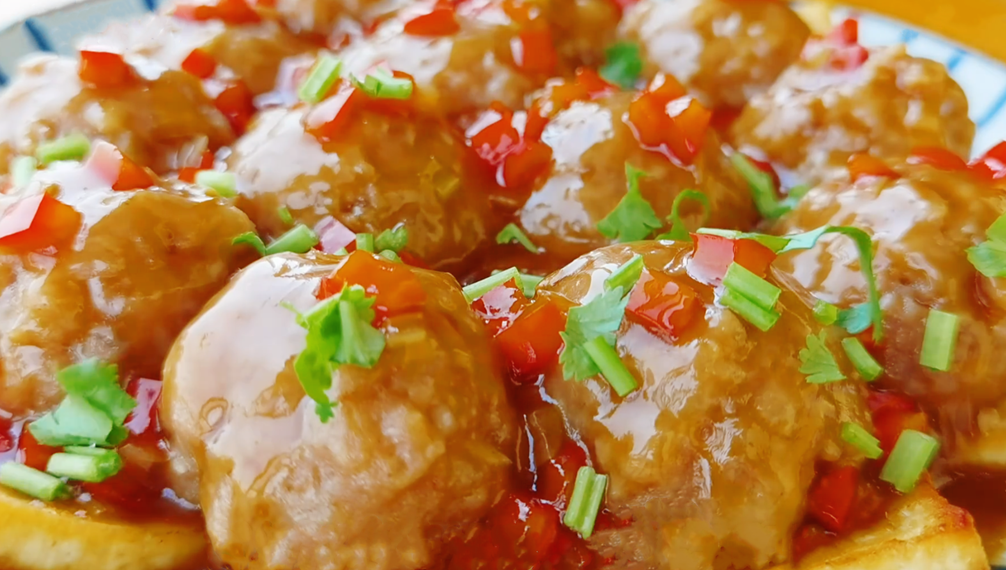 圖片[8]-【土豆丸子蒸豆腐】做法步驟圖 個個鮮嫩多汁  太香了-起舞食譜網(wǎng)