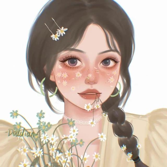 头像女高清图片大全，女生头像高清女头优质女头像微信（爆好看的手绘女生头像）