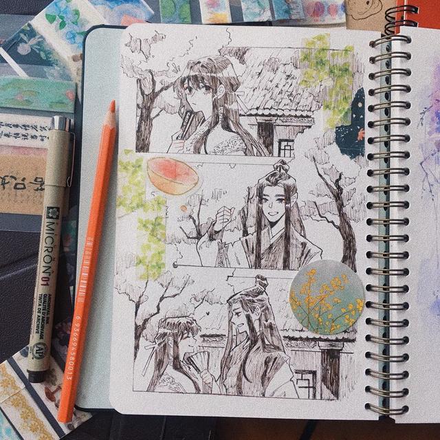 水彩画古风人物教程，水彩画人物教程（这样的水彩好想画）