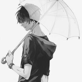 帅气动漫男图片，帅气动漫男生冷酷图片（没动力的时候我就会想到你的笑）