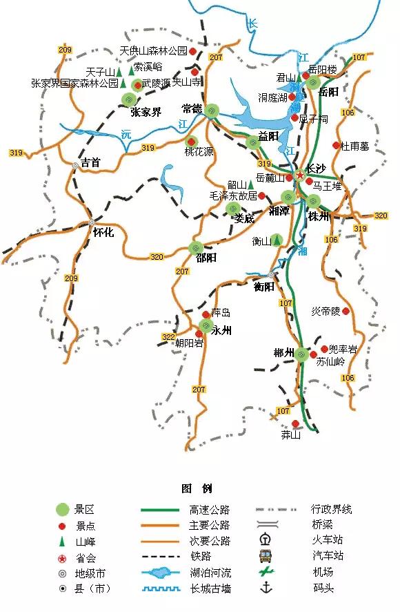 江西旅游地图，安徽江西旅游地图（全国旅游地图精简版）