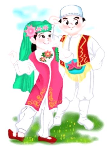 56个民族服饰图片大全，56个民族服装图片（五十六个民族精美人物服饰造型插画）