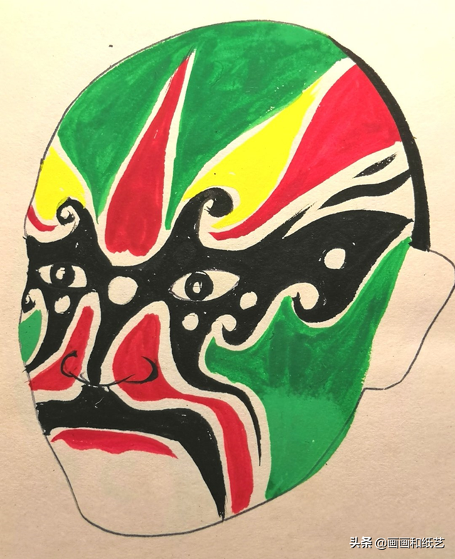 京剧脸谱颜色含义，京剧脸谱颜色的含义（绿色系京剧脸谱的人物特点）
