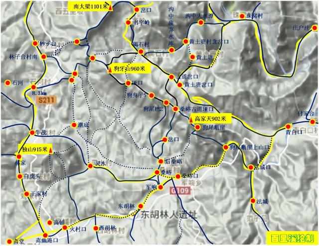 房山白云坨历史，北京及周边千米高山穿越路线概述