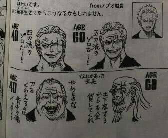海贼王简笔画之索隆，海贼王简笔画索隆的刀（《海贼王》尾田画出40岁和60岁的索隆）