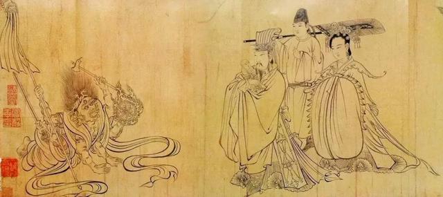 吴道子现存画作，吴道子存世的罕见作品地狱变相图送子天王图