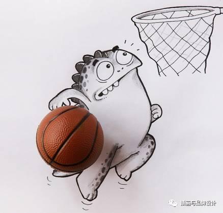 小恐龙怎么画，恐龙怎么画简单又好看（创意手绘丨他画出一只很有戏的小恐龙）