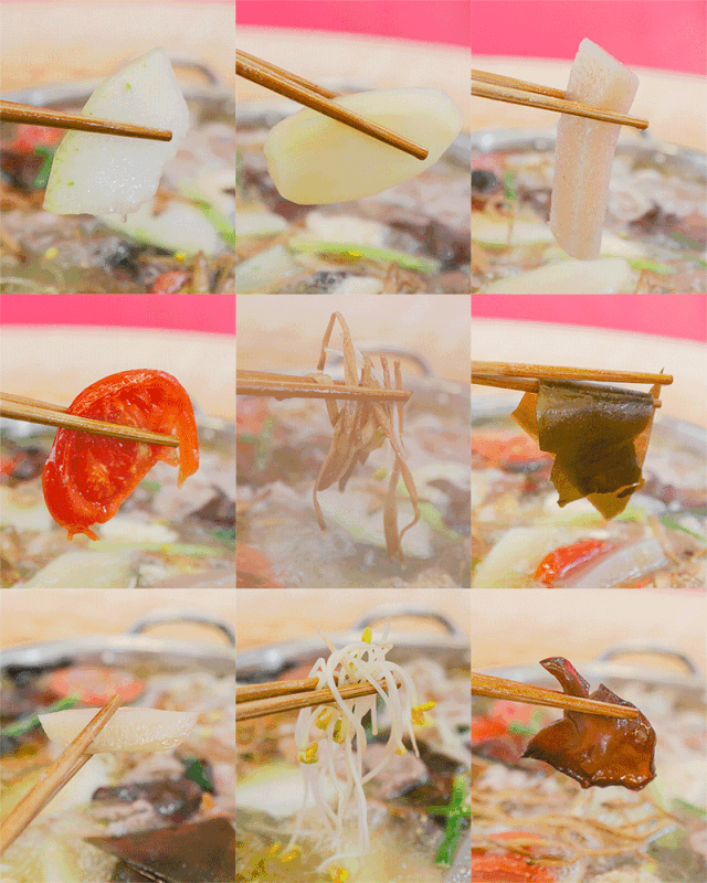 最新推出特色菜豆花，在露天坝坝开了20年的荤豆花