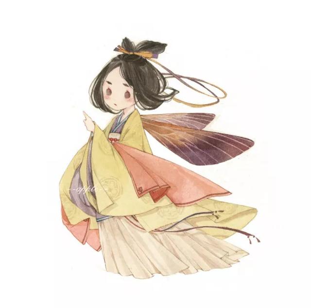 闺蜜头像古风一左一右，呆橘：古风闺蜜头像  拿走不谢微信（我居北海君南海）