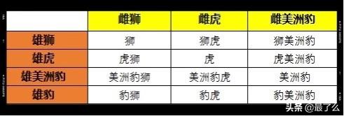 美洲豹和黑美洲狮有什么区别，一篇文章带你读懂大型猫科动物分类