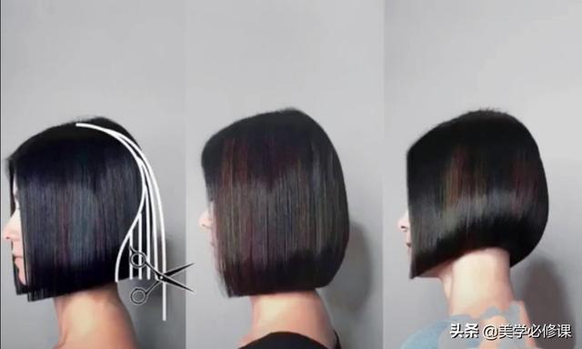短发发型女剪发教程，女生短发剪发教程（时尚短发“波波头”）