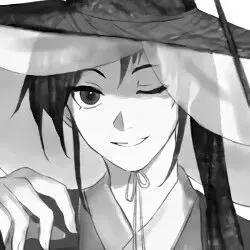 祁宋  风格日系黑白二次元动漫情头，微信头像，祁宋  风格日系黑白二次元动漫情头（黑白动漫情头）