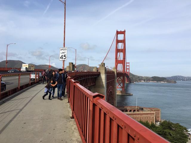 美国旧金山大桥，美国旧金山好玩吗（美国旧金山著名的大桥）