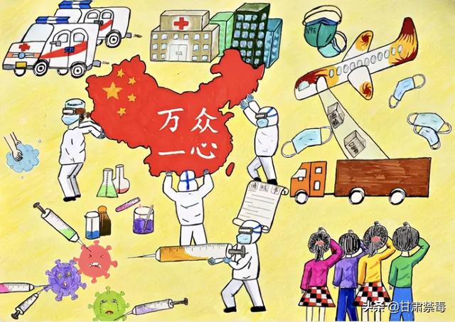 禁毒绘画简单易学，禁毒的儿童画怎么画（来品品孩子们的绘画作品）