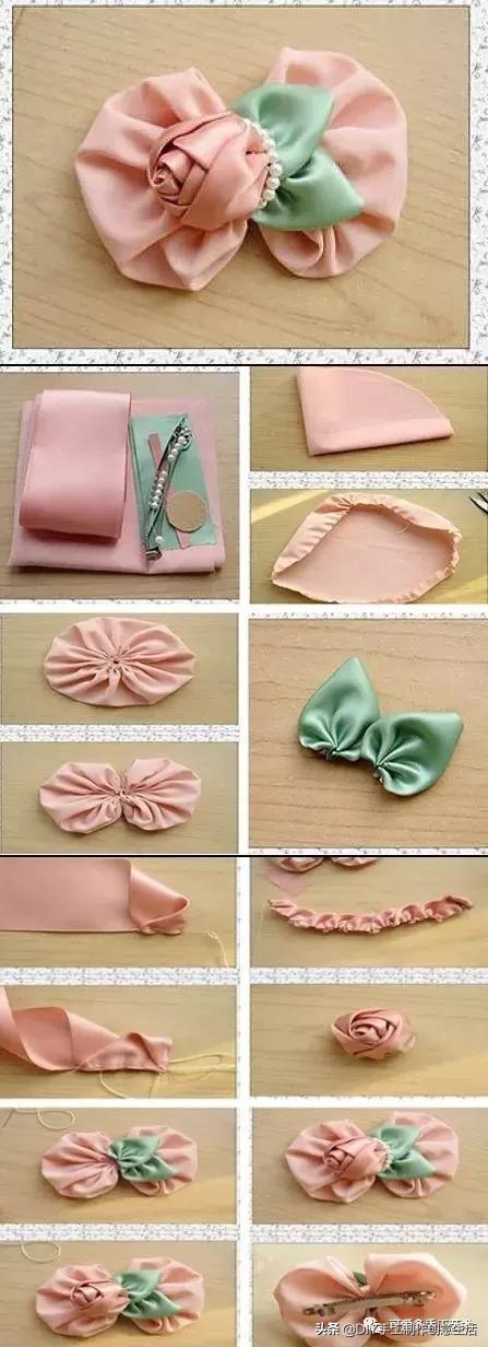 手工发夹制作教程，如何制作手工发夹（DIY手工制作）