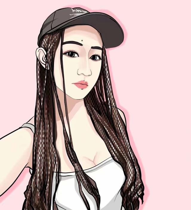 女生头像帅气微信，女生头像帅气（女人手绘头像，街酷起来也很帅）