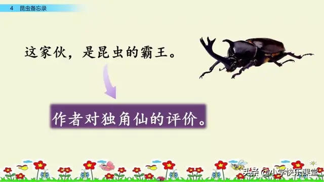 什么的硬翅，什么的硬翅？填四个字。（小学部编三年级语文下第4课《昆虫备忘录》图文+知识点+同步练习）