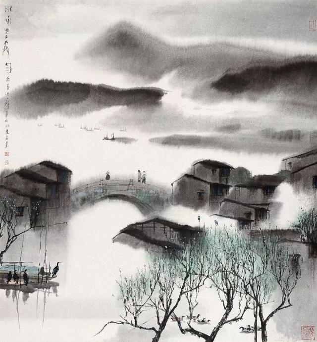 雨怎么画简笔画好看，雨简笔画图片大全（画里江南：春水碧于天）