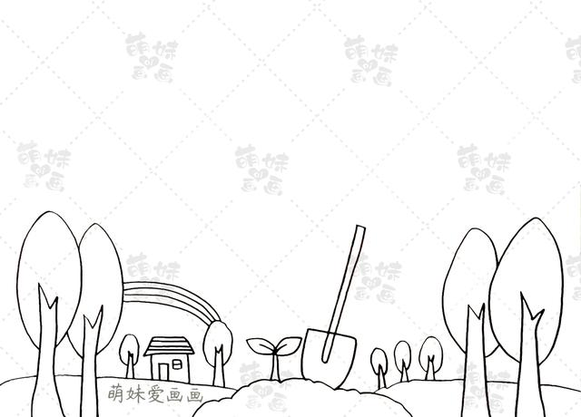 植树节的手抄报，植树节手抄报资料（含内容的小学生植树节手抄报）