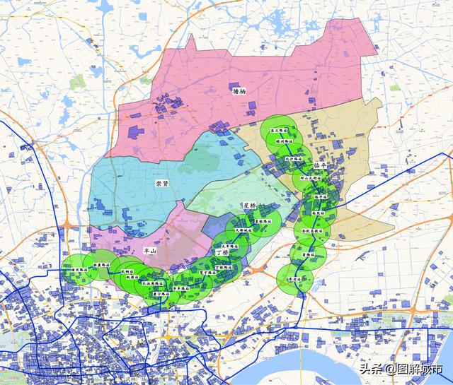 杭州各区分布图，杭州产业规划图（星桥、丁桥、临平、半山、临平、塘栖）